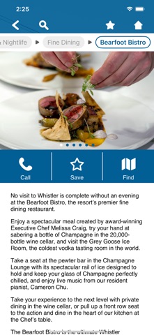 Whistler iPhone screenshot