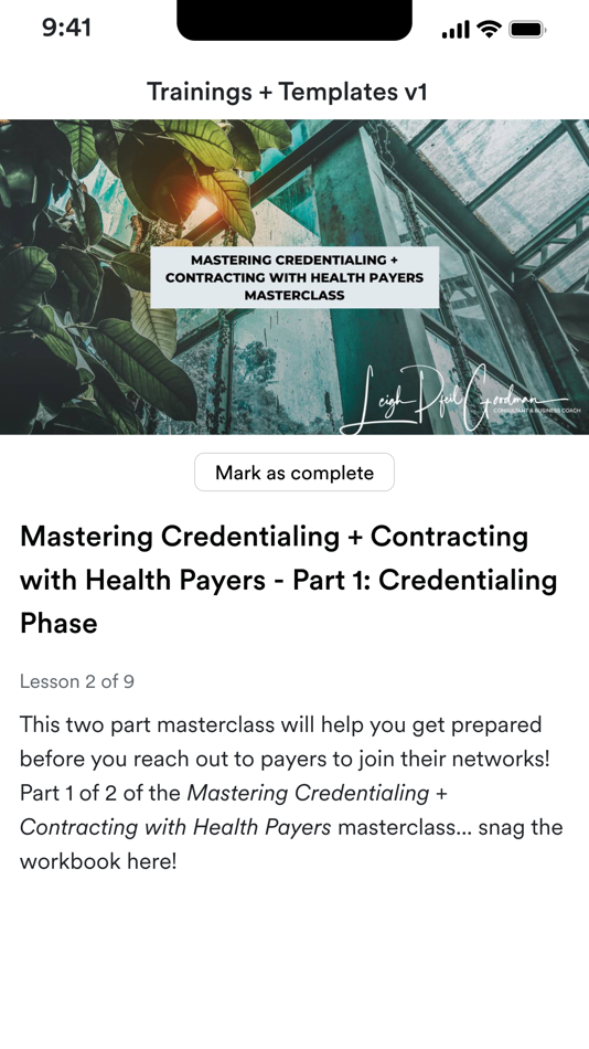 #3. Leigh Goodman Consulting (iOS) 由: Ashley Goodman