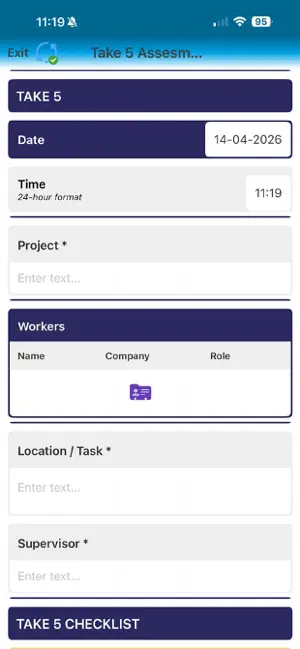 WDC eForms screenshot 1