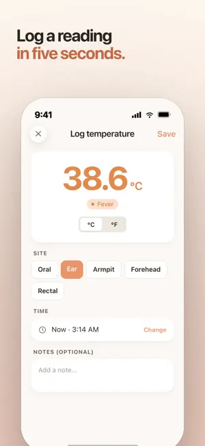 Fever & Meds Tracker: FeverKit screenshot 4