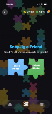 SnapJig: Puzzle your Friends iPhone screenshot