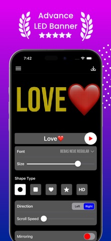 LED Banner, Make It Big Text Screenshot 1 of 5