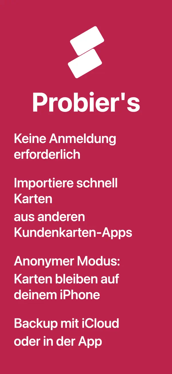SuperCards: Kundenkarten App iPhone App Screenshot 7 – Shopping