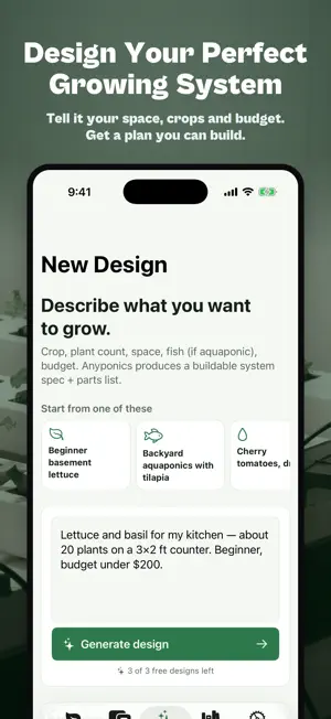 Anyponics: AI Garden Assistant screenshot 1