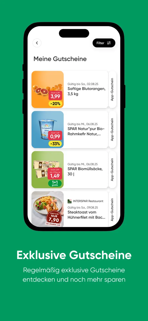 SPAR iPhone App Screenshot 5 – Shopping