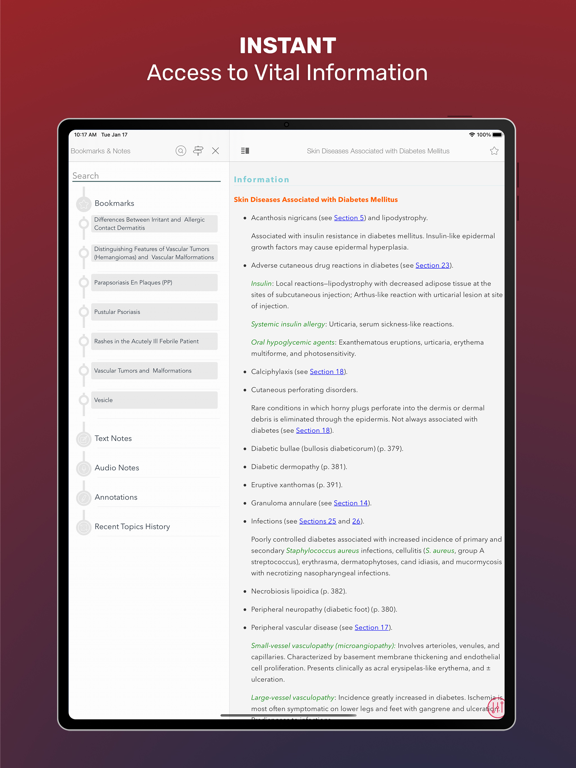 Fitzpatrick's Color Atlas iPad screenshot 7 - Medical app