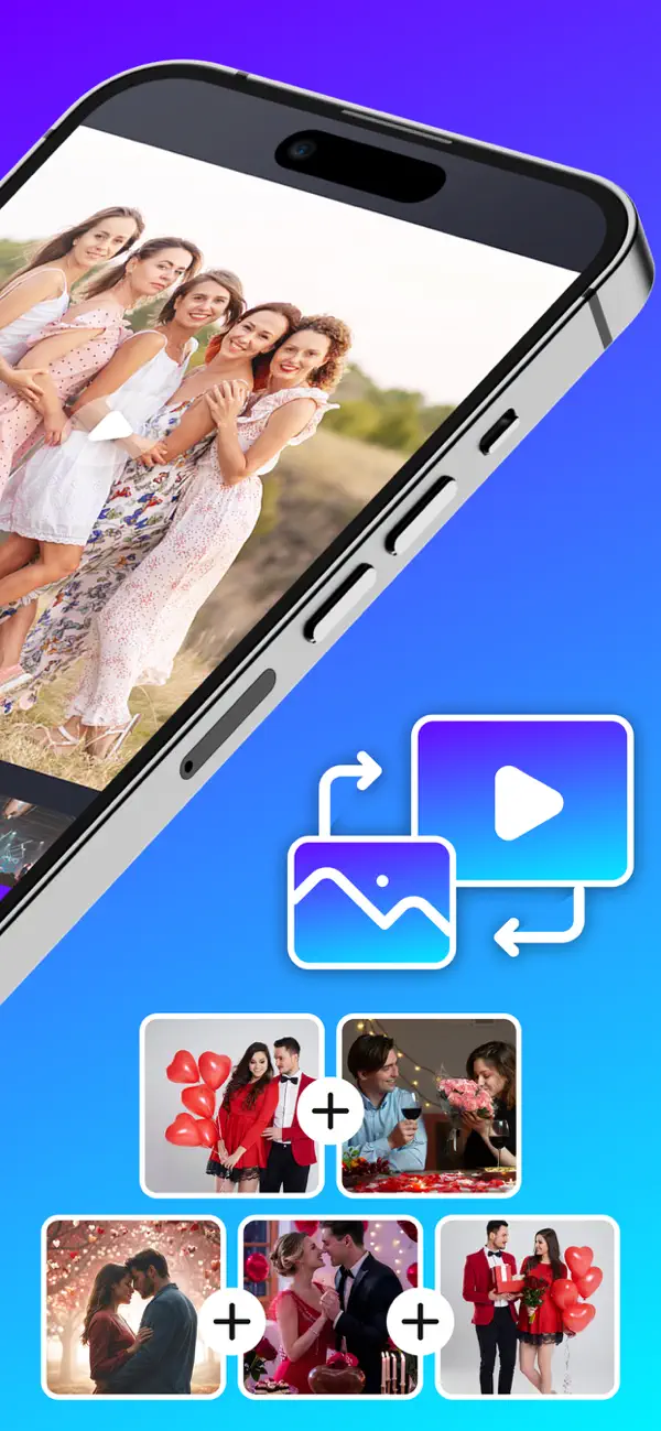 Screenshot #2 pour Video maker - Slideshow