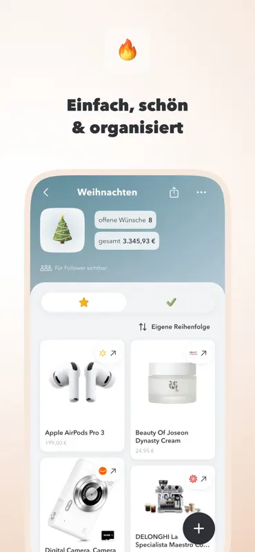 Wishlists - dein Wunschzettel screenshot 2 of 5