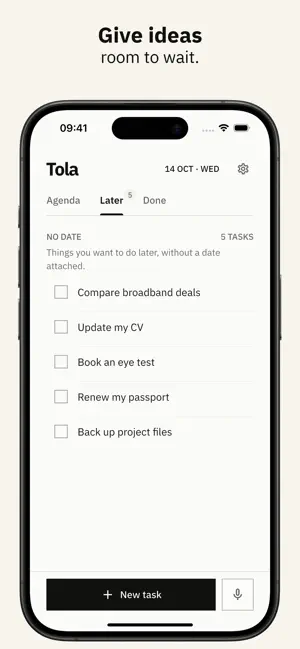 Tola: Quiet Tasks screenshot 2