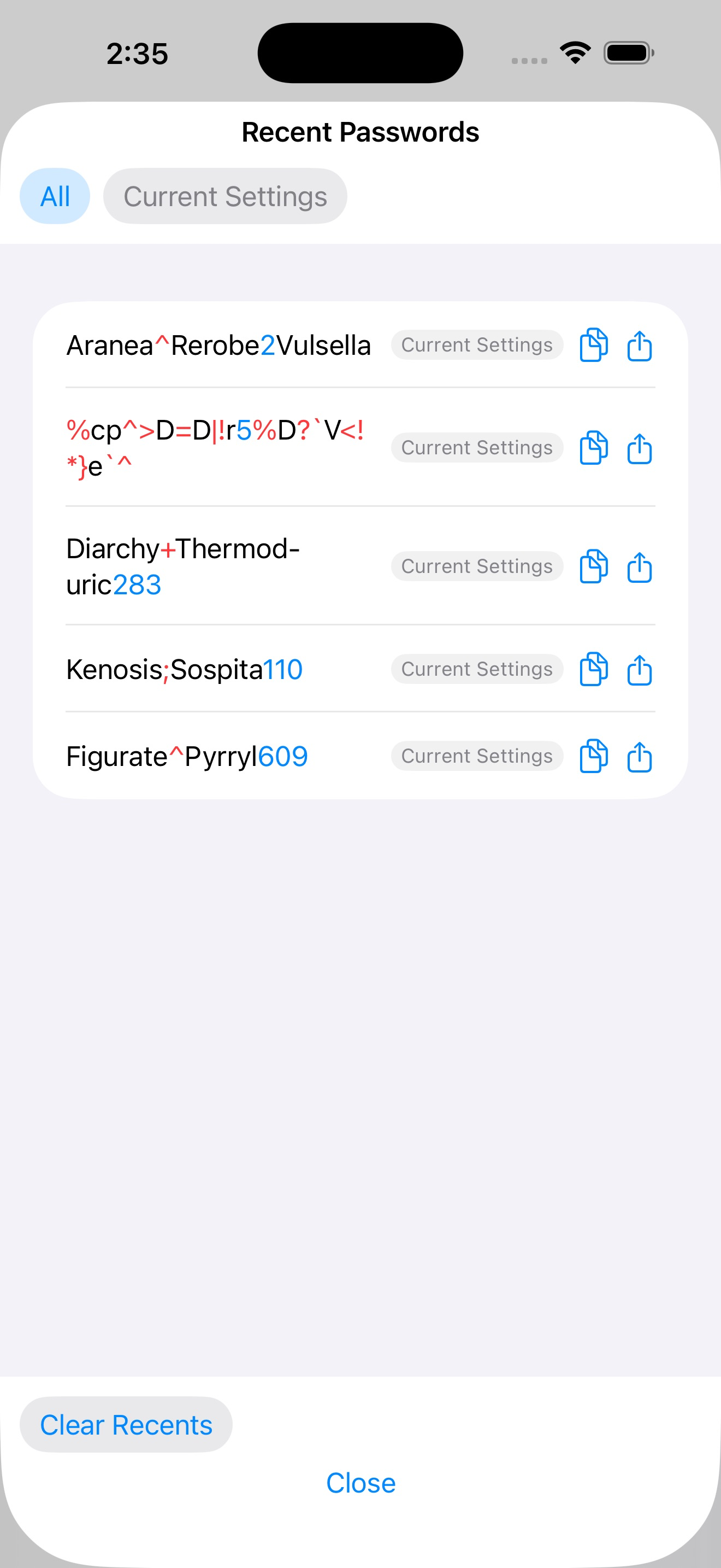 PasswordGenerator26 screenshot 5