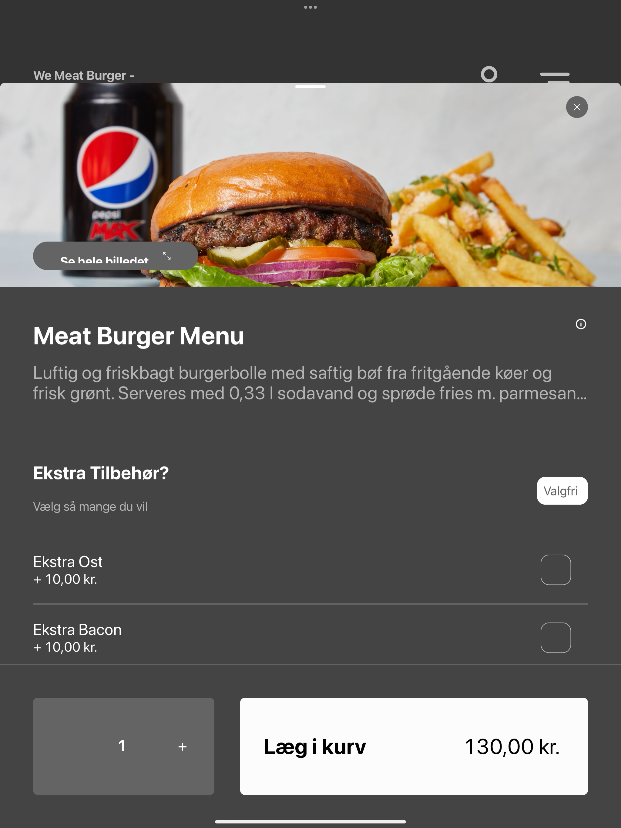 We Meat Burger Frederikshavn