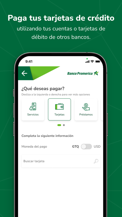 Banco Promerica Guatemala Screenshot