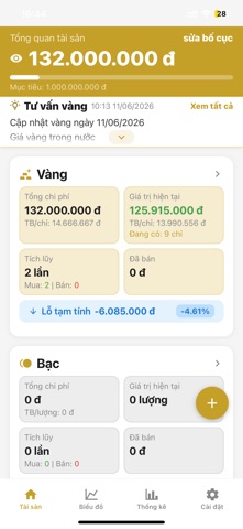 Tích Sản: Giá Vàng & Tài Sản screenshot