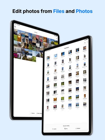 MetadataEditor - צילום מסך iPad 2