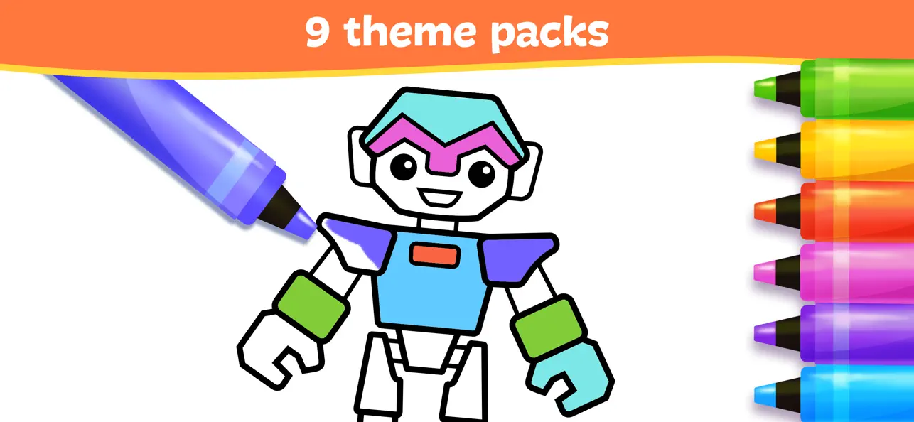 #2. Coloring Book: Kids Games (iOS) Tekijänä: Amaya Soft MChJ