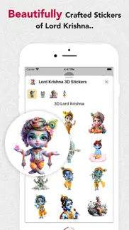 lord krishna 3d stickers iphone screenshot 3