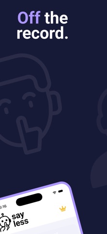 say less - Anonymous AI Chat screenshot