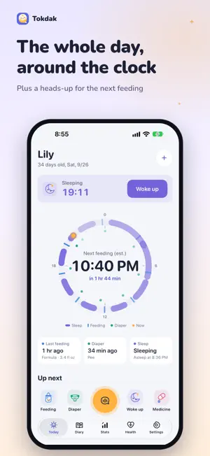 Tokdak - Newborn Feeding Log screenshot 2