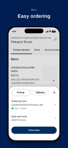 Lighthouse Bistro To Go iPhone screenshot