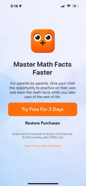 Math Facts screenshot 4