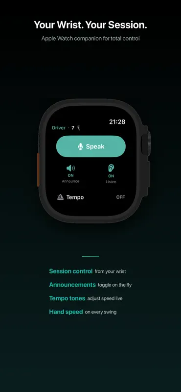 SwingSpeak: Golf Trainer screenshot 8 of 8