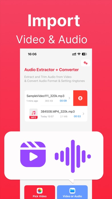 Audio Converter : Video to MP3 Screenshot