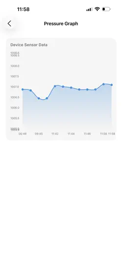 Captura de pantalla de Barometer & Altimeter Pro en iPhone 5
