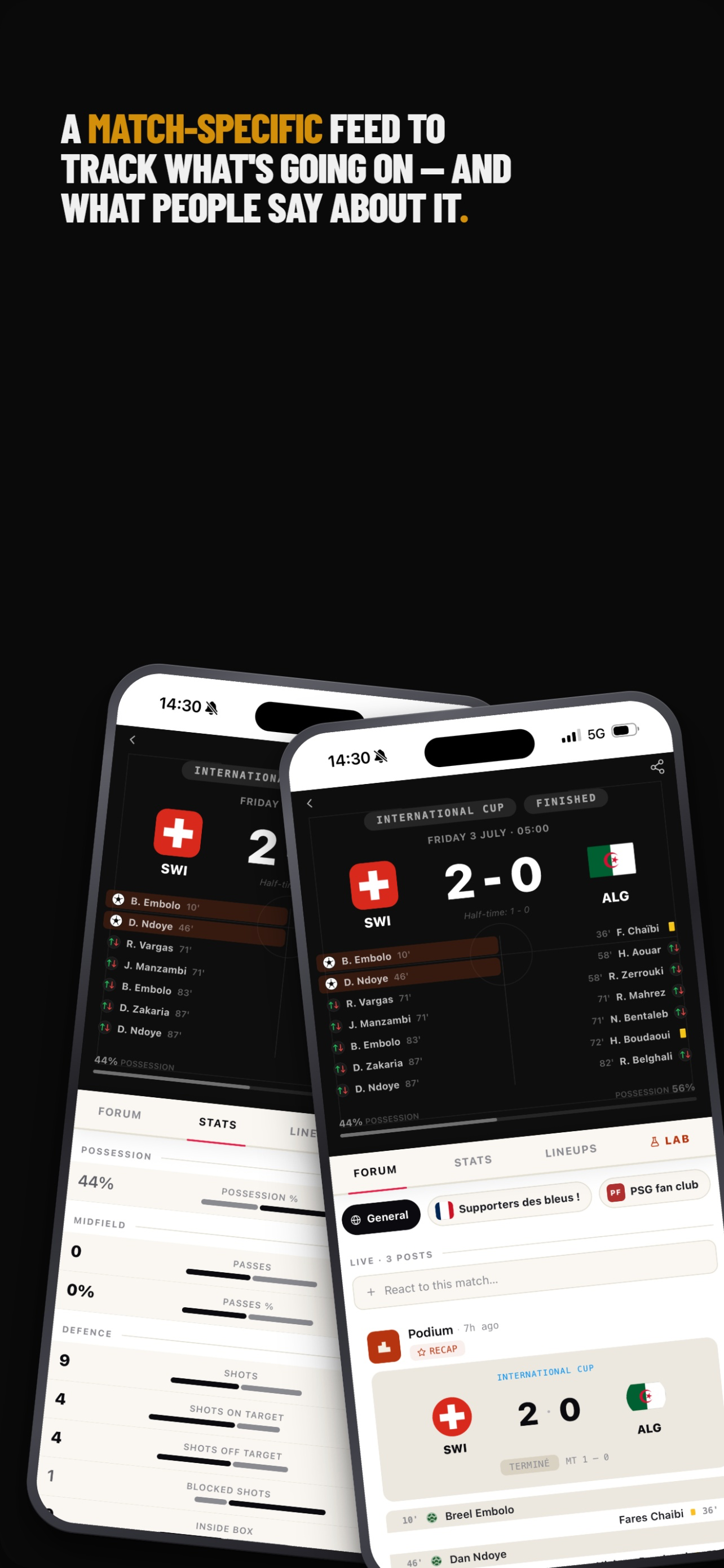 Podium - sport's social hub screenshot 3