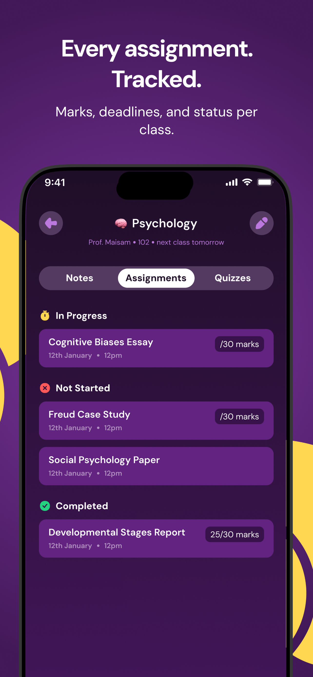 upnext: Student Planner