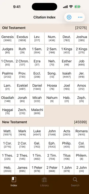 Scripture Citation Index screenshot 1