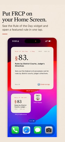 FRCP Rules iPhone screenshot