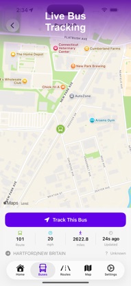 CT Bus - Live Bus Tracker screenshot 2