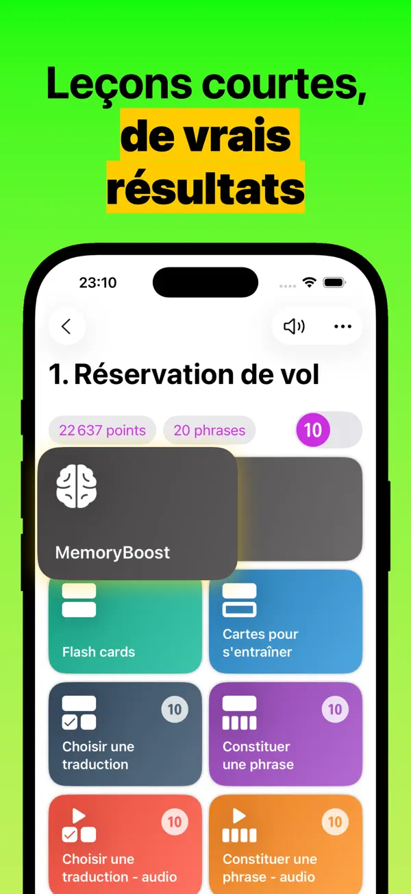 Screenshot #3 pour Phrases - Cours de langues