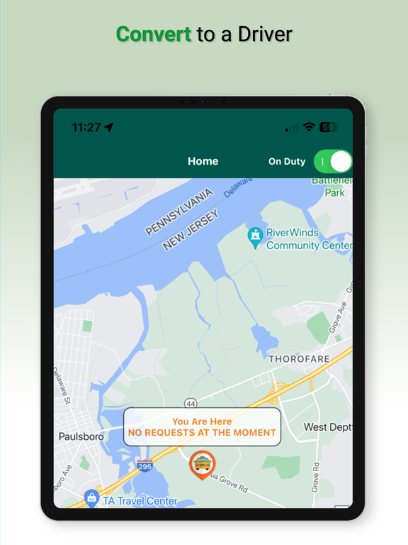DROPIN: Rides & Delivery iPad screenshot 4 - Travel app