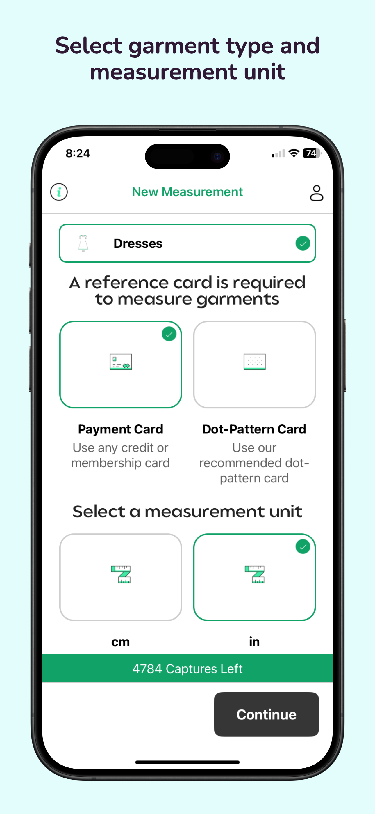 Tailored: Measure apparel fast