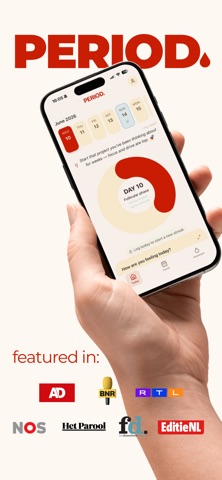 PERIOD. Menstruatiekalender iPhone screenshot 3