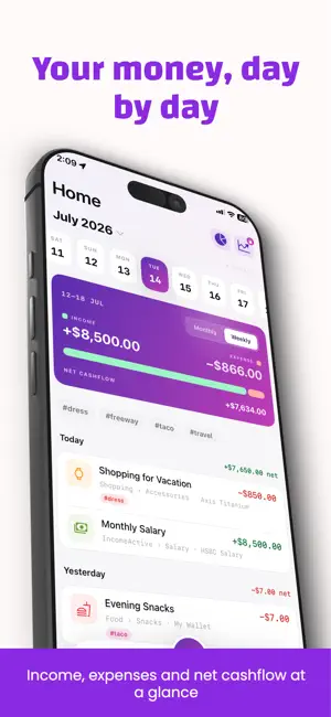 Budgetary: Expense Tracker screenshot 1
