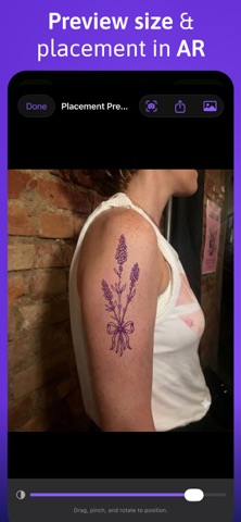 Tattoo Printer & Stencil Maker iPhone screenshot