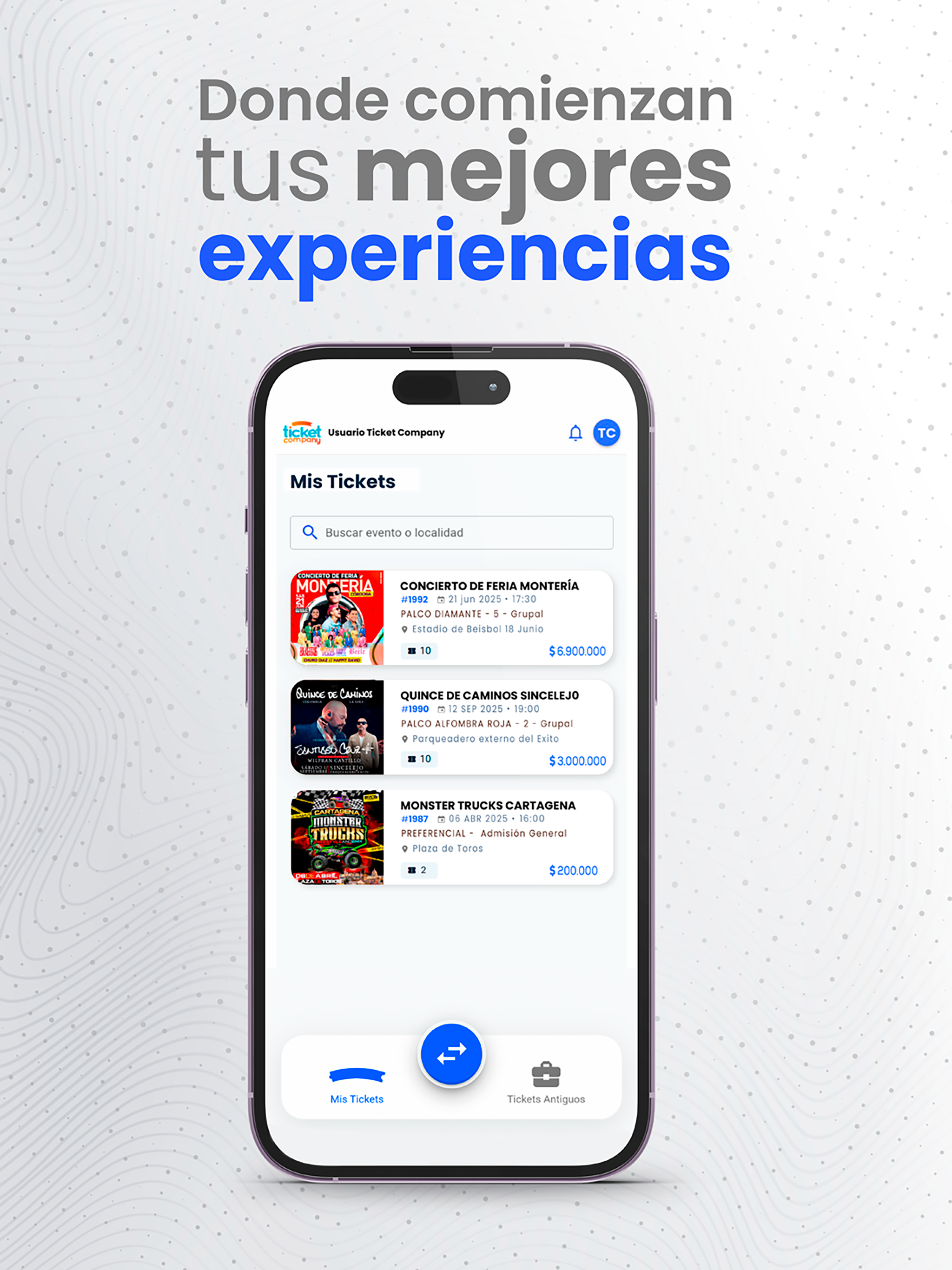 TicketCompany App