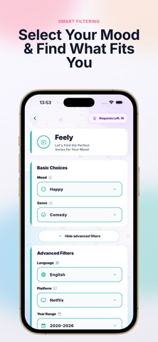 Feely: AI Movie & Show Guide screenshot