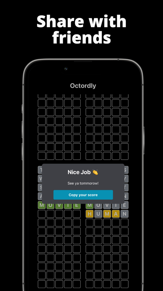 #3. Octordly: Daily Word Puzzle (iOS) 由: Ben Cooper Apps, LLC