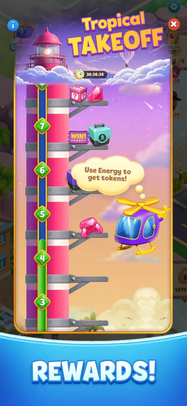 #6. Beachside Town: Merge Puzzle (iOS) Ved: GamesTown