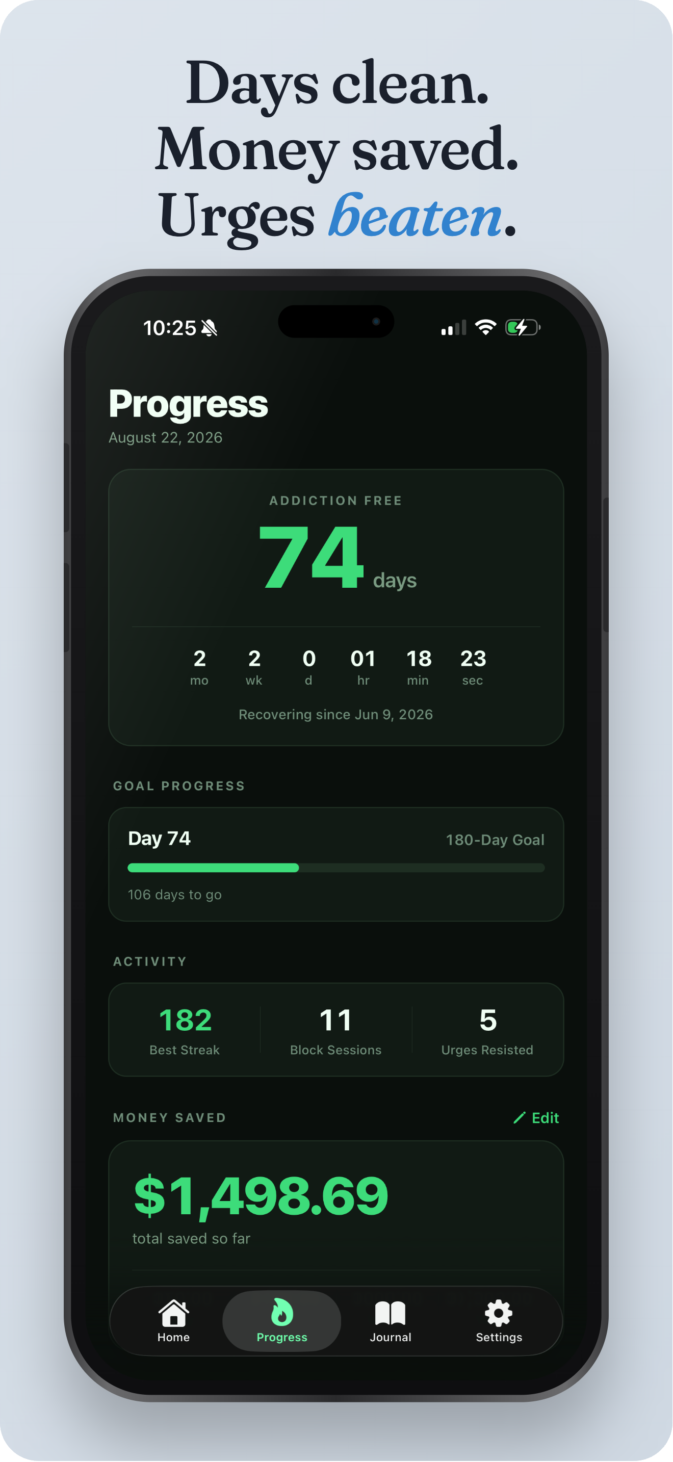 Recovo: Quit Gambling & Block screenshot 3