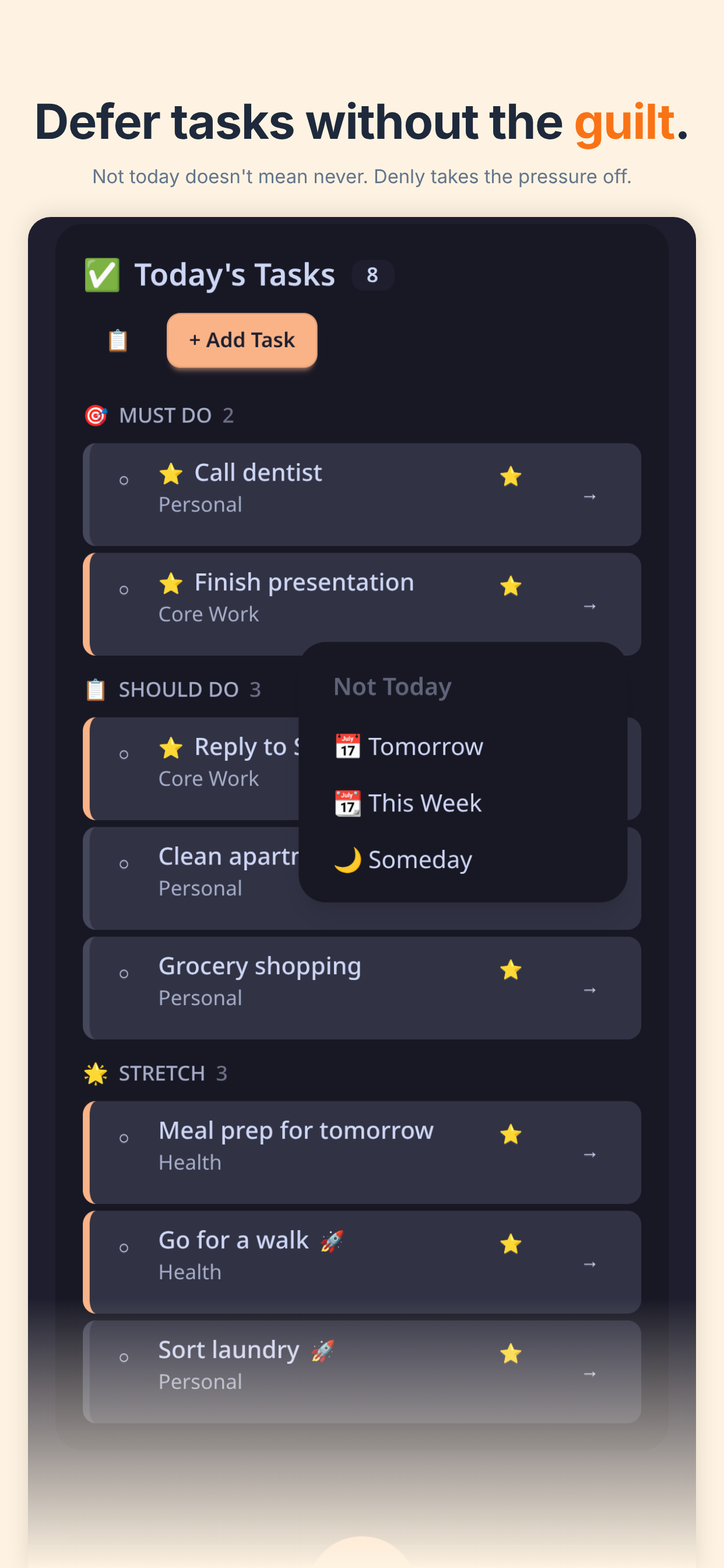 Denly - ADHD Daily Planner
