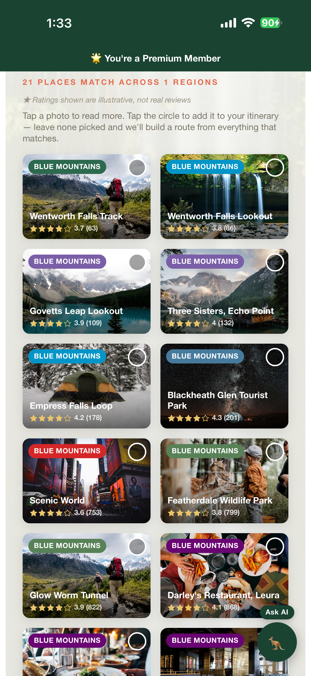 Offgrid Syndicate Itineraries screenshot 3
