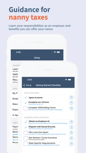 Nanny Paycheck Calculator screenshot 1