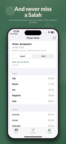Quranic: Recitation & Learning iPhone screenshot