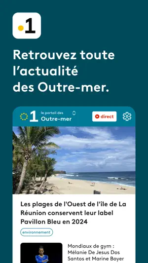 La 1ère : info, TV et radio screenshot 1