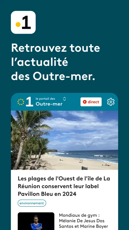 La 1ère : info, TV et radio screenshot 1 of 6