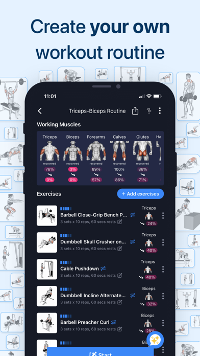 Fitness Planner Gym・Workout AI Screenshot